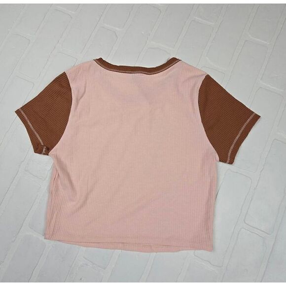 Wild Fable Textured Multi Colored Crop Top Small - Picture 2 of 3